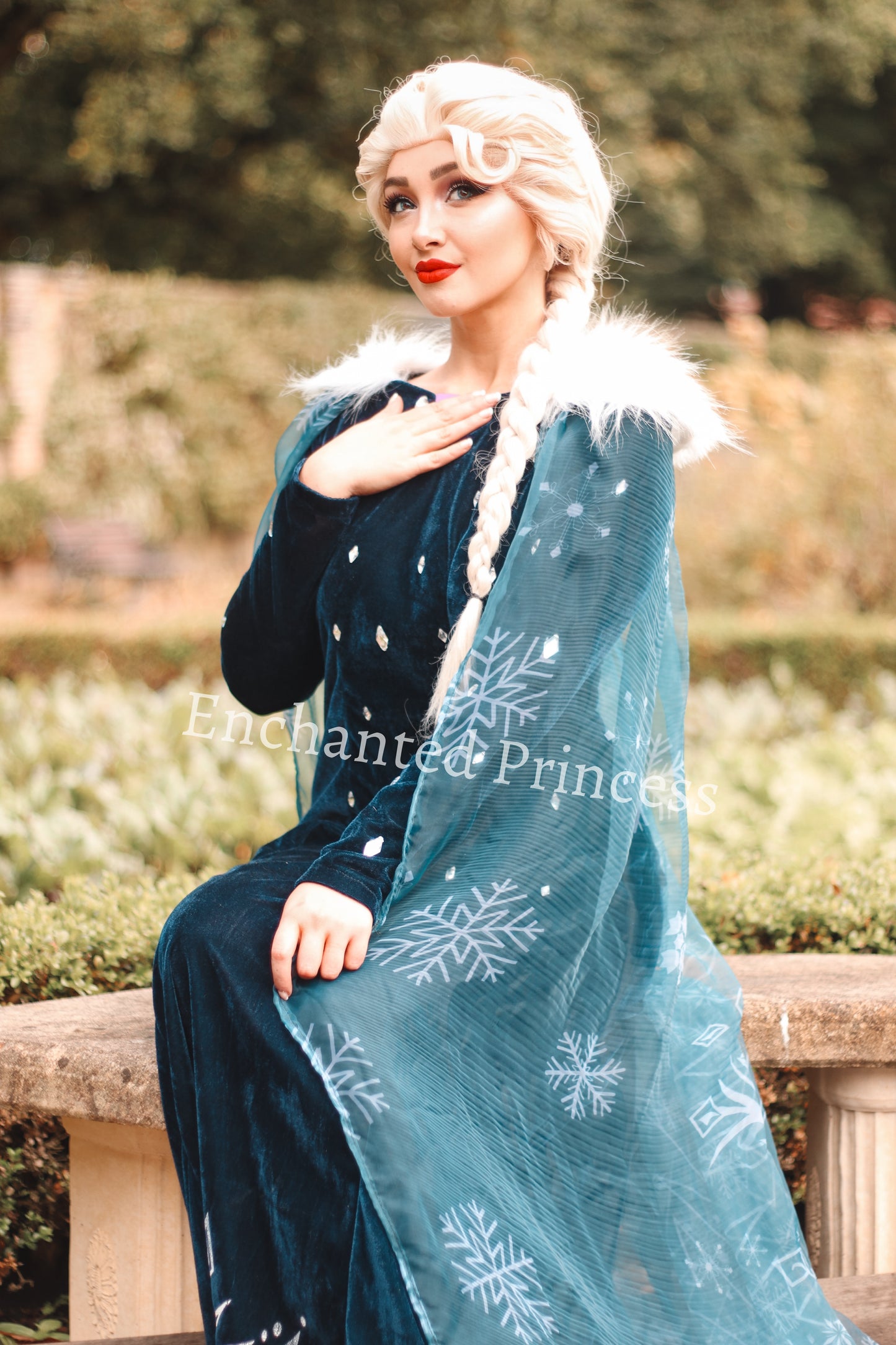 Elsa Christmas Dress - Frozen Inspired Costume
