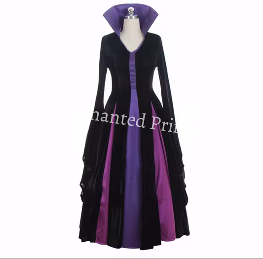 Maleficent Costume Dress & Cloak