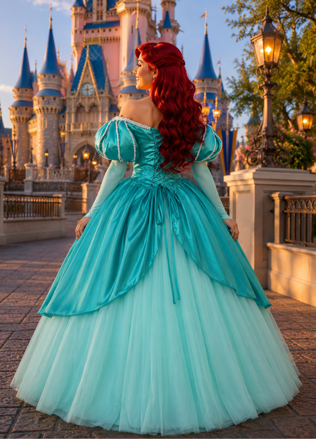 Ariel Little Mermaid Pearl Dress - Adults