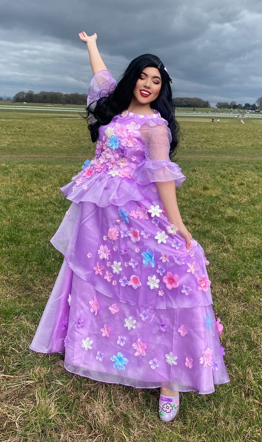 Isabella Deluxe Dress: Encanto Inspired Cosplay Costume