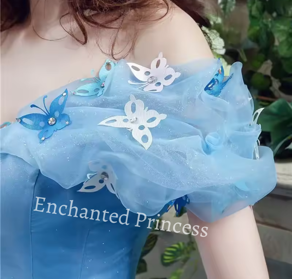 Cinderella Cosplay Dress (New Movie) - Adults