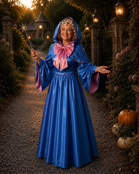 Fairy Godmother Dress (Blue), Cinderella Costume