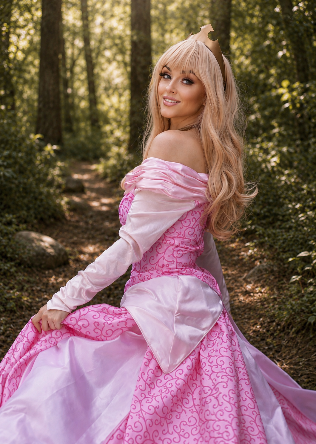 Aurora Sleeping Beauty Dress - Adult