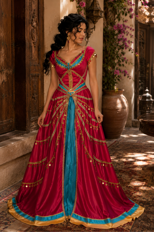 Princess Jasmine (Aladdin) Inspired Dress - Arabian Princess