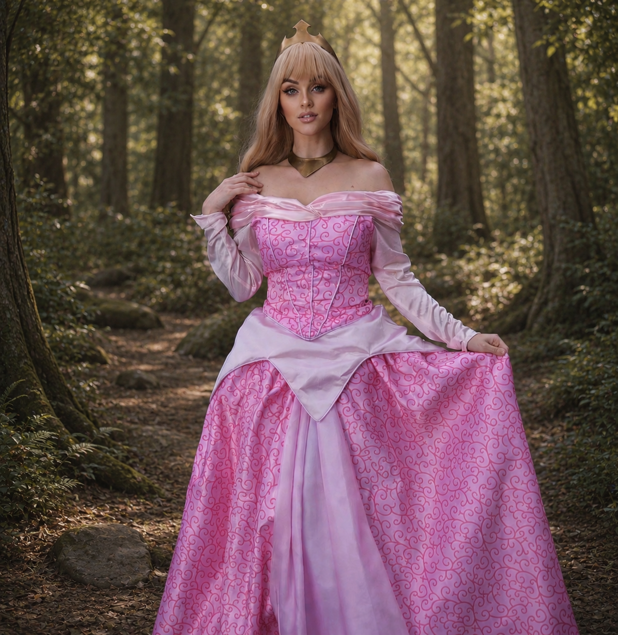 Aurora Sleeping Beauty Dress - Adult
