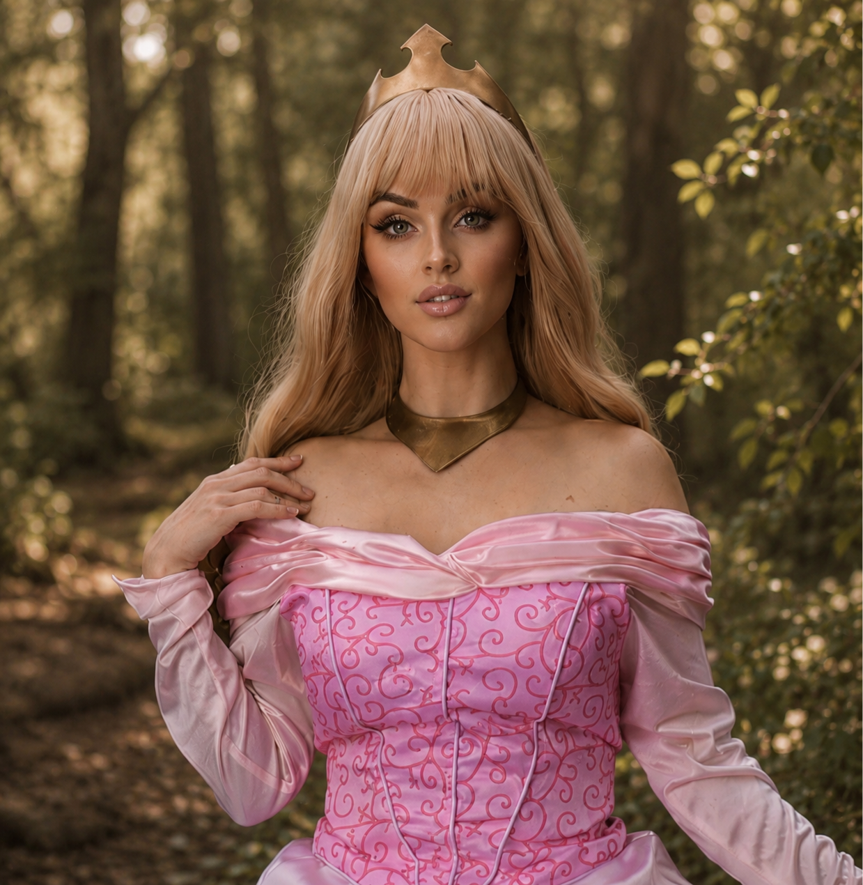 Aurora Sleeping Beauty Dress - Adult