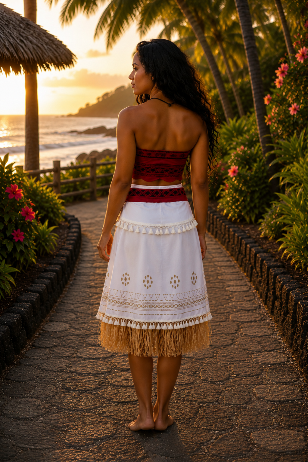 Moana Inspired Costume, Polynesian Princess