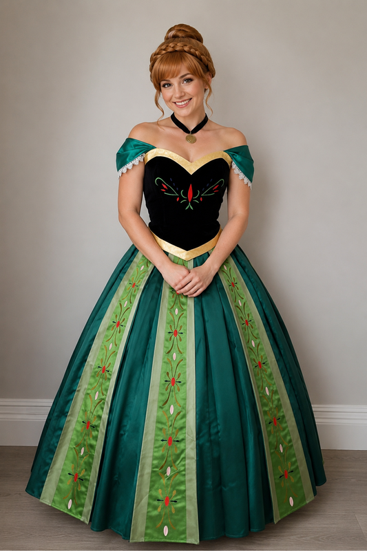 Anna Inspired Princess Dress - Adults