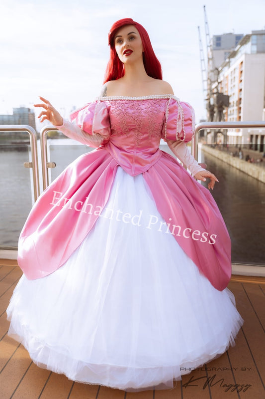 Ariel Little Mermaid Pearl Dress - Adults