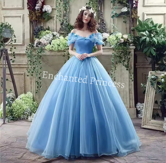 Cinderella Cosplay Dress (New Movie) - Adults